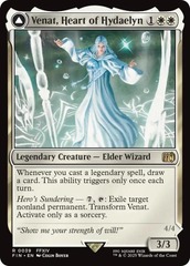 Venat, Heart of Hydaelyn // Hydaelyn, the Mothercrystal - Foil (FIN)